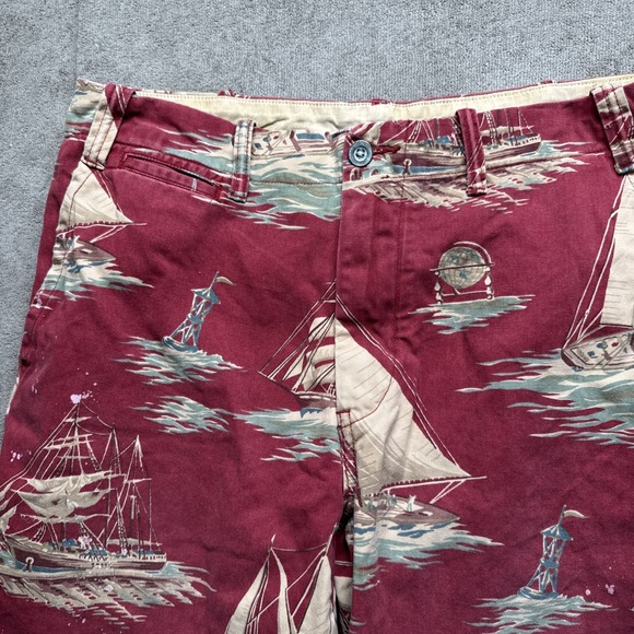 Polo Ralph Lauren Shorts Mens 33 Naval Clothing Factory Maritime Yacht Nautical - Picture 2 of 10